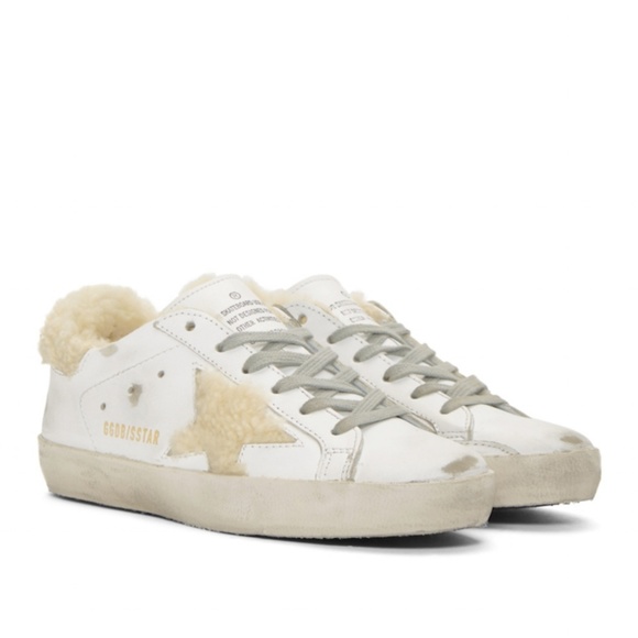 Golden Goose Shoes - Golden Goose Shearling Superstar Sneakers 39